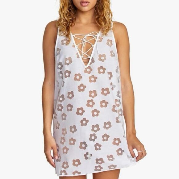 RVCA Women's Swim Cover Ups SzS vacation resort wear - Picture 2 of 6